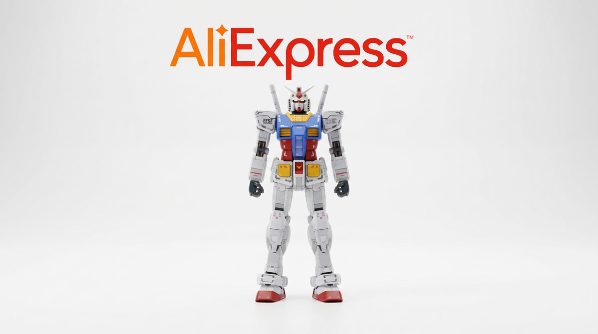 Guia de Compra de Figuras Gundam na AliExpress